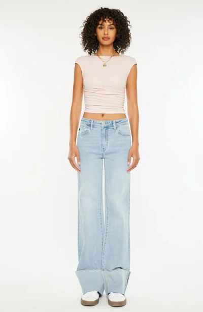 KANCAN KANCAN FRANNY HIGH RISE WIDE FLARE JEANS