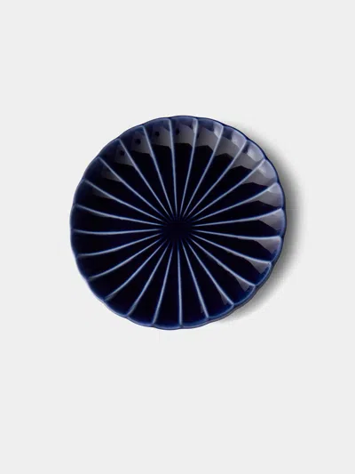 KANEKO KOHYO GIYAMAN URUSHI CERAMIC DESSERT PLATES - 7IN/18CM (SET OF 4)