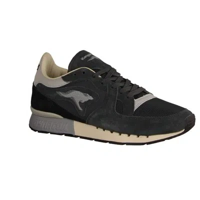 KANGAROOS KANGAROOS COIL R1 OG 47282-2005 HERREN SNEAKER, LEDER/TEXTIL, STAHLGRAU, NEU