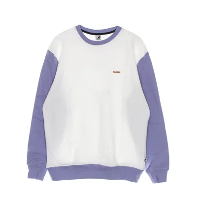 KANGOL HERITAGE TAPED CREW SWEAT ICED LILAC MEN'S LIGHTWEIGHT CREWNECK SWEATSHIRT