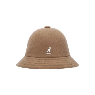 KANGOL MEN'S WOOL CASUAL BUCKET HAT CAMEL