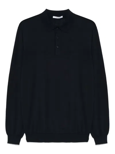 KANGRA CASHMERE FINE-KNIT POLO SHIRT