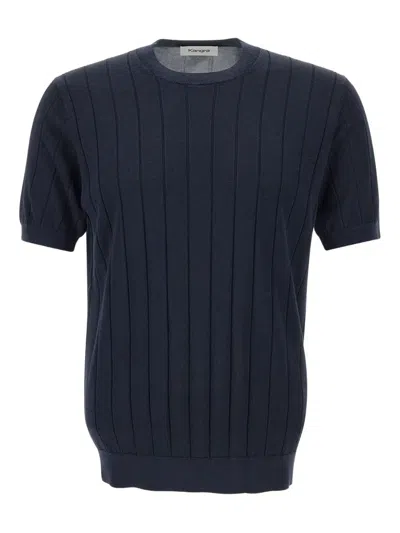 KANGRA CASHMERE RIBBED T-SHIRT