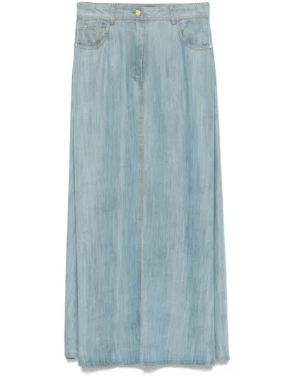 KAOS A-LINE MIDI SKIRT