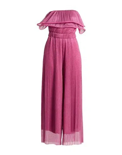 KAOS JEANS KAOS JEANS WOMAN JUMPSUIT GARNET SIZE 8 POLYESTER, METAL