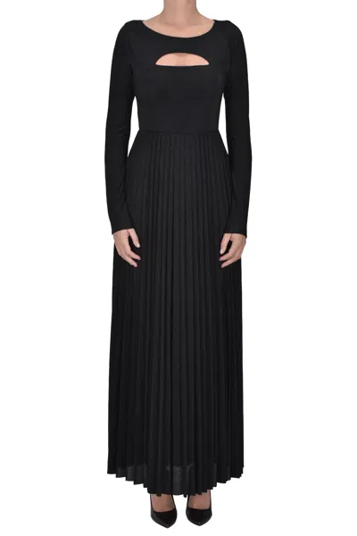 KAOS PLEATED LONG DRESS