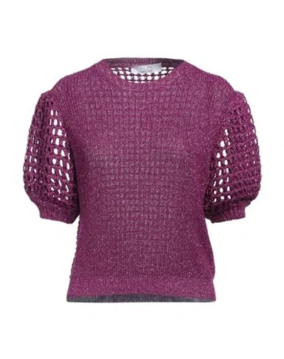 KAOS KAOS WOMAN SWEATER MAUVE SIZE M VISCOSE, POLYESTER