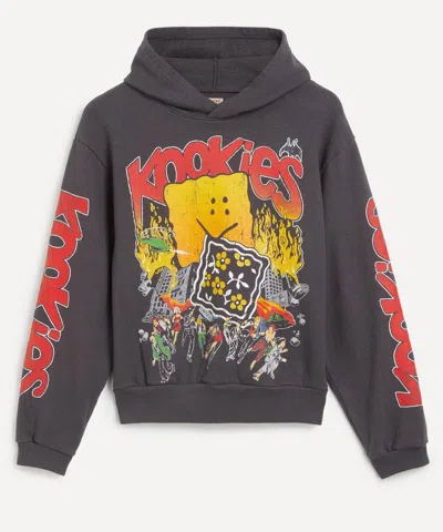 KAPITAL KAPITAL MENS BUSTER PECKISH BOWY SWEATSHIRT HOODIE