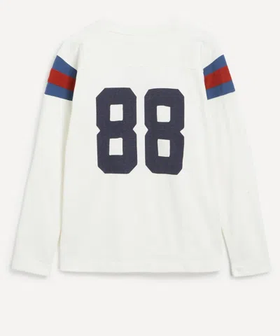 KAPITAL KAPITAL MENS ELBOW-RIP FOOTBALL LONG-SLEEVE T-SHIRT