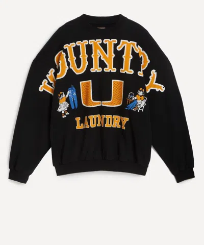 KAPITAL KAPITAL MENS KOUNTRY LAUNDRY COTTON-JERSEY SWEATSHIRT