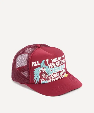KAPITAL KAPITAL MENS LAUNDRY SHRINK TRUCKER CAP