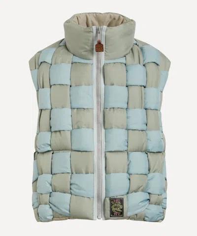 KAPITAL KAPITAL MENS RIPSTOP NYLON WOVEN VEST