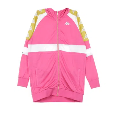 KAPPA BANDA 10 BANIK WOMEN'S TRACK JACKET FUCHSIA/WHITE/YELLOW