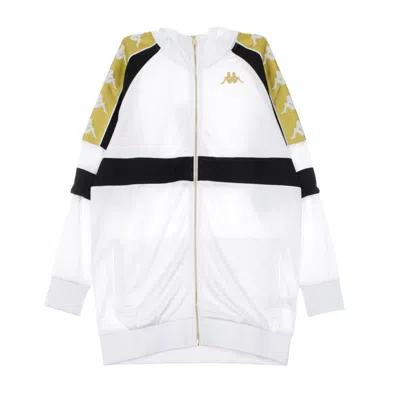 KAPPA BANDA 10 BANIK WOMEN'S TRACK JACKET WHITE/BLACK/YELLOW