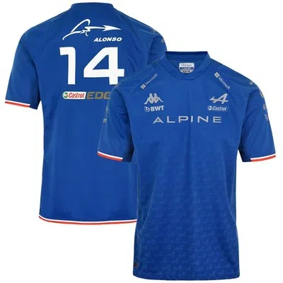KAPPA KAPPA BWT ALPINE F1 TEAM FERNANDO ALONSO 2022 DRIVER T-SHIRT TEE TOP FORMULA 1