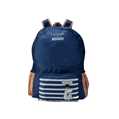 KAPTURE BLUE MOOMINPAPPA FOLDABLE BACKAPCK