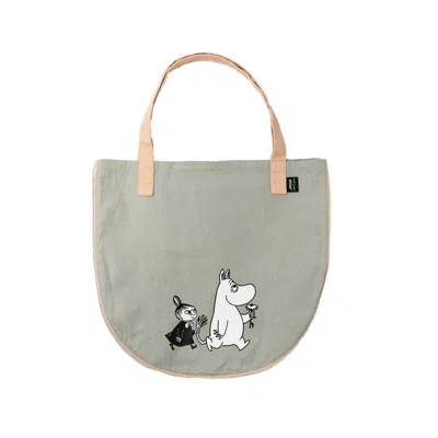 KAPTURE WOMEN'S GREY MOOMIN & LITTLE MY TOTE BAG