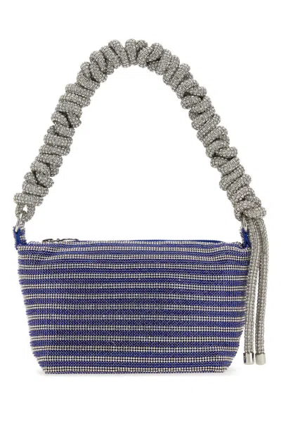 KARA TWO-TONE RHINESTONES HANDBAG