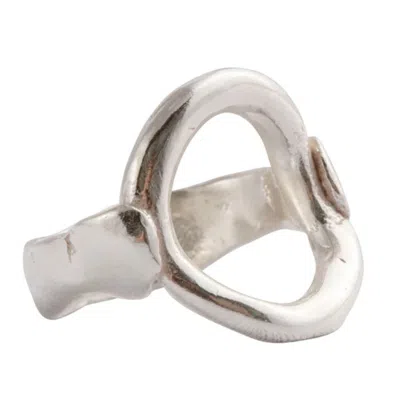 KAREN HALLAM WOMEN'S CAPRI RING SILVER