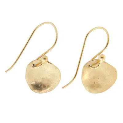 KAREN HALLAM WOMEN'S DANGLY AGNES EARRINGS GOLD PLATED