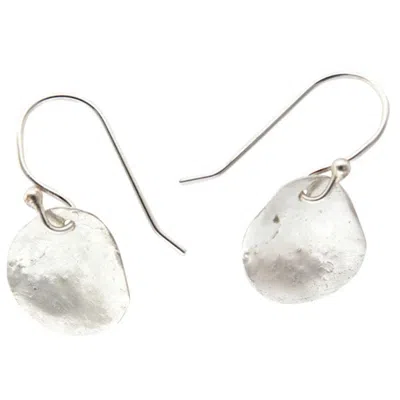 KAREN HALLAM WOMEN'S DANGLY AGNES SILVER EARRINGS