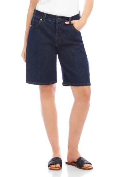 KAREN KANE KAREN KANE DENIM BERMUDA SHORTS