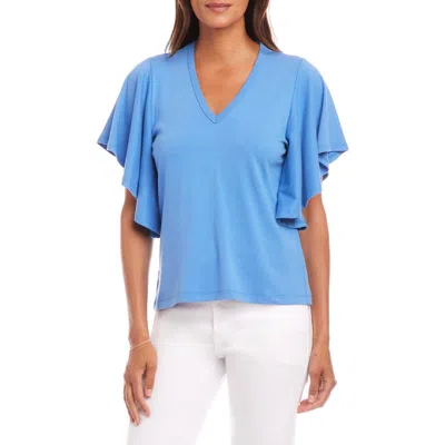 KAREN KANE KAREN KANE FLUTTER SLEEVE T-SHIRT