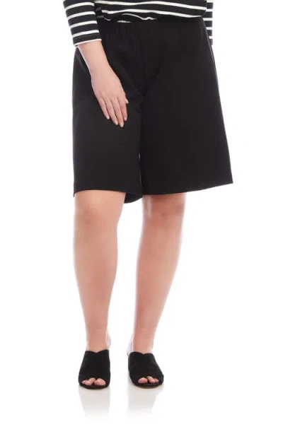 KAREN KANE KAREN KANE HIGH WAIST STRETCH TWILL SHORTS