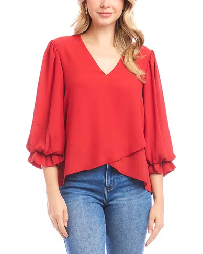 KAREN KANE LAYERED BRACELET SLEEVE TOP