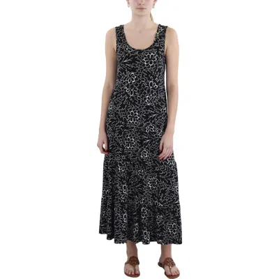 KAREN KANE WOMENS TEA LENGTH PRINTED MIDI DRESS