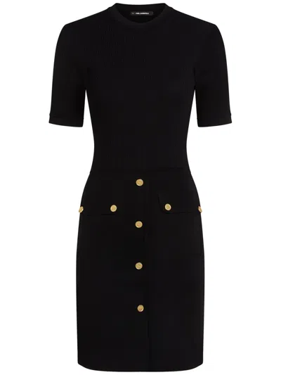 KARL LAGERFELD BUTTONED-UP DRESS