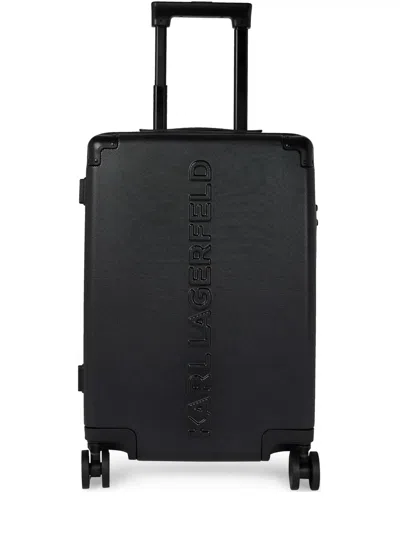 KARL LAGERFELD HARD-SHELL CABIN SUITCASE