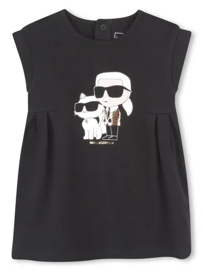 KARL LAGERFELD IKON KARL CHOUPETTE-PRINT DRESS