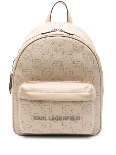 KARL LAGERFELD IKON MONOGRAM BACKPACK