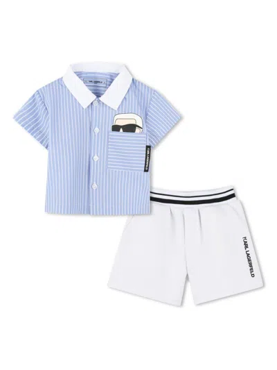 KARL LAGERFELD IKONIK KARL SHORTS SET