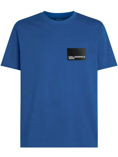 KARL LAGERFELD JEANS LOGO-PRINT T-SHIRT