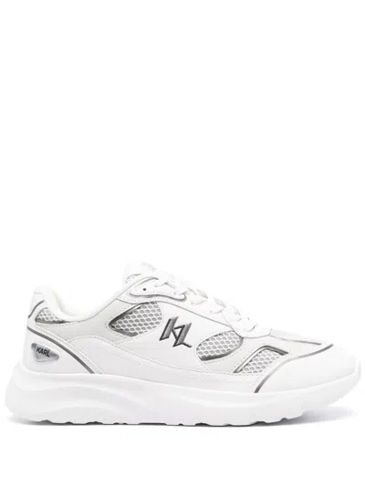 KARL LAGERFELD KL MONOGRAM MESH SNEAKERS