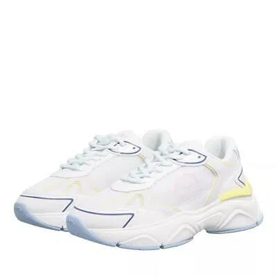 KARL LAGERFELD KARL LAGERFELD KOMET MAISON KARL LO LACE WHITE LTHR & TEXTILE WHITE NEU & OVP