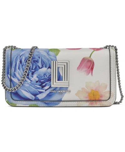 KARL LAGERFELD KOSETTE EMBELLISHED SHOULDER