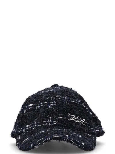 KARL LAGERFELD KARL LAGERFELD K/SIGNATURE BOUCLÉ CAP