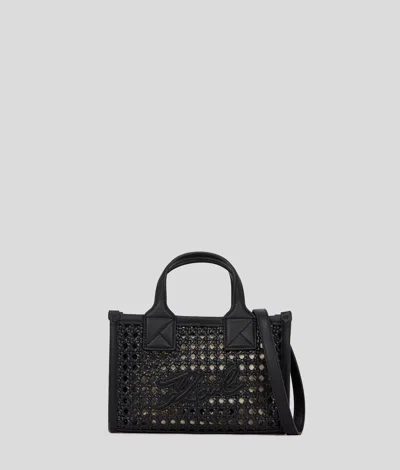 KARL LAGERFELD K/SKUARE SMALL TOTE BAG