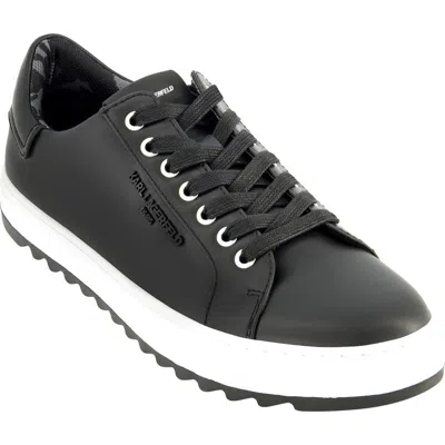 KARL LAGERFELD KARL LAGERFELD PARIS LEATHER LOW TOP SNEAKER