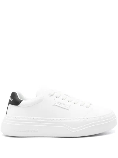 KARL LAGERFELD LOGO-PATCH SNEAKERS