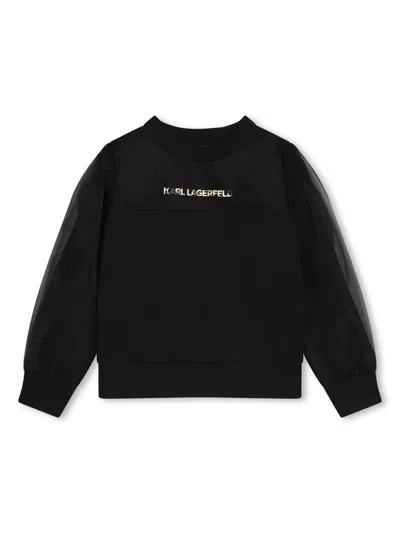 KARL LAGERFELD LOGO-PRINT SWEATSHIRT