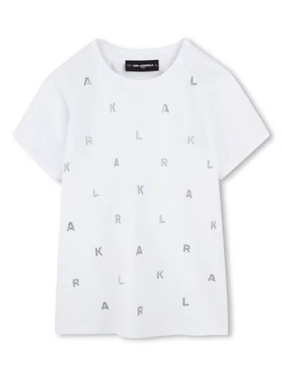 KARL LAGERFELD LOGO-PRINT T-SHIRT
