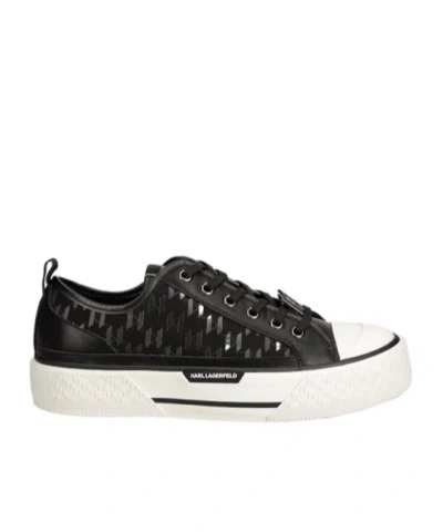 KARL LAGERFELD LOW-CUT LACE-UP SNEAKERS