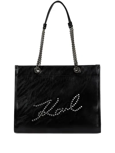 KARL LAGERFELD MEDIUM K/SKUARE TOTE BAG