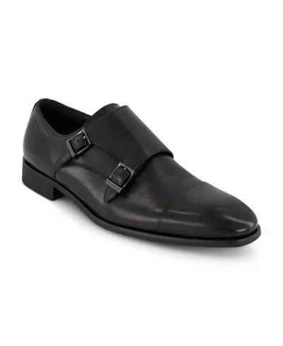KARL LAGERFELD MEN'S DOUBLE MONK CAP TOE DRESS SHOE