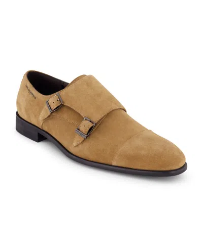 KARL LAGERFELD MEN'S DOUBLE MONK CAP TOE DRESS SHOE
