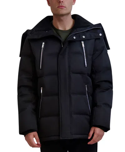KARL LAGERFELD KARL LAGERFELD MEN'S HEAVY QUILTED PARKA